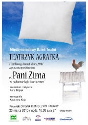 Spektakl Pani Zima w wykonaniu Teatrzyku Agrafka