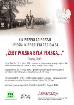 "Żeby Polska była Polską" - ostatni dzień zgłoszeń