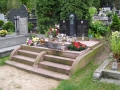 nagrobek Feliksa Mizery na cmentarzu parafialnym przy ul. Piaskowej, stan z 2011 r., fot. Zbigniew Kiełb