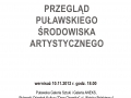Wystawa "Przegląd Puławskiego Środowiska Artystycznego"