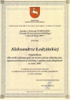 Aleksandra Łodzińska-dyplom