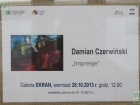 wernisaż wystawy "Impresje" Damiana Czerwińskiego (28 października 2013 r.) fot. Paweł Romański (POK "Dom Chemika") / 1
