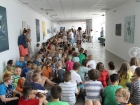 "Galeria Dzieciom"-wystawa prac uczestników lekcji galeryjnych (11.06.2015) fot. Anna Grzeszczyk /  1