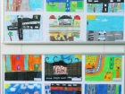 "Ulice naszego miasta" - wystawa prac dzieci uczestników lekcji galeryjnych,  fot. POK "Dom Chemika" / 2