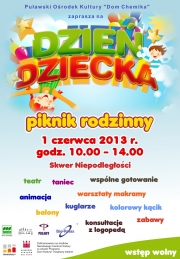 Dzień Dziecka - piknik rodzinny na Skwerze Niepodległości