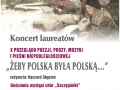 Koncert laureatów Przeglądu "Żeby Polska Była Polską"